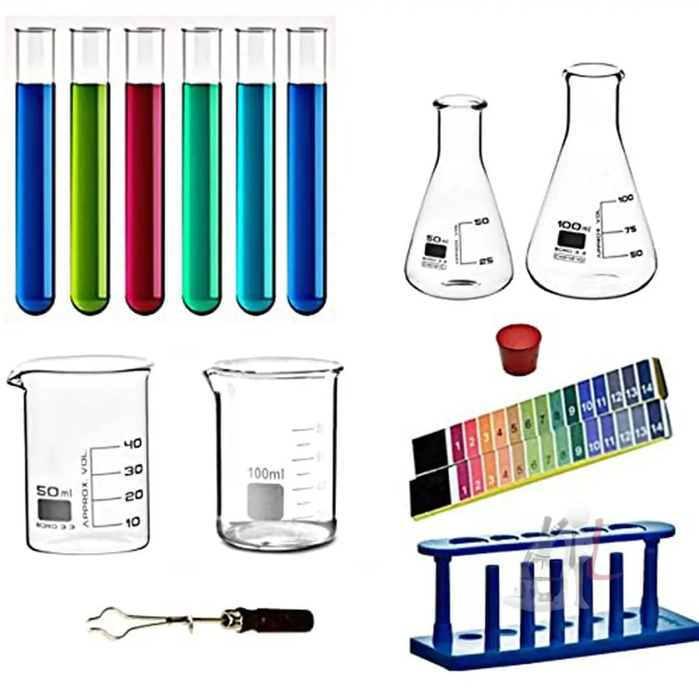 Scifa High Quality Borosilicate 3.3 Glass Beakers - Beakers - 100 Ml, 250 Ml, 500 Ml, 1000 Ml With Graduation Marks, Pack Of 4 1