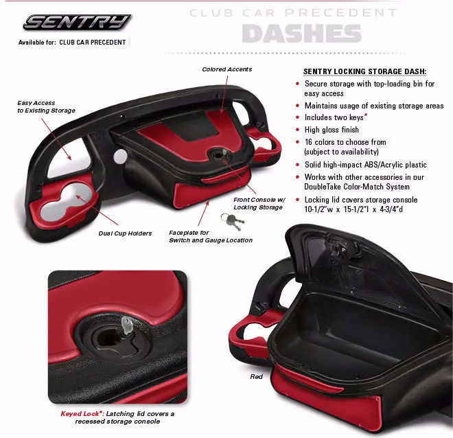Sentry Dash Club Car Precedent 1