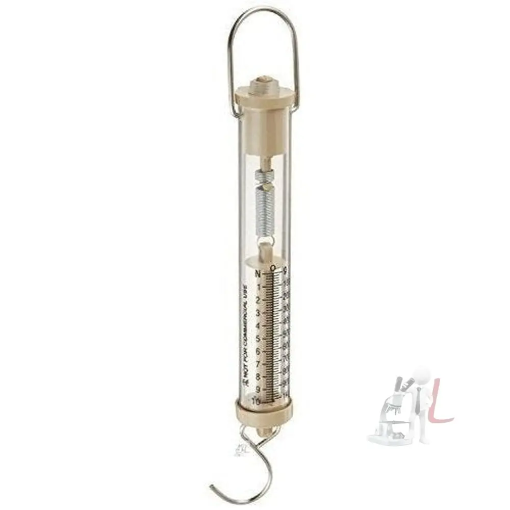 Spring Balance Acrylic Tubular Dynamometer 10N/1Kg 1