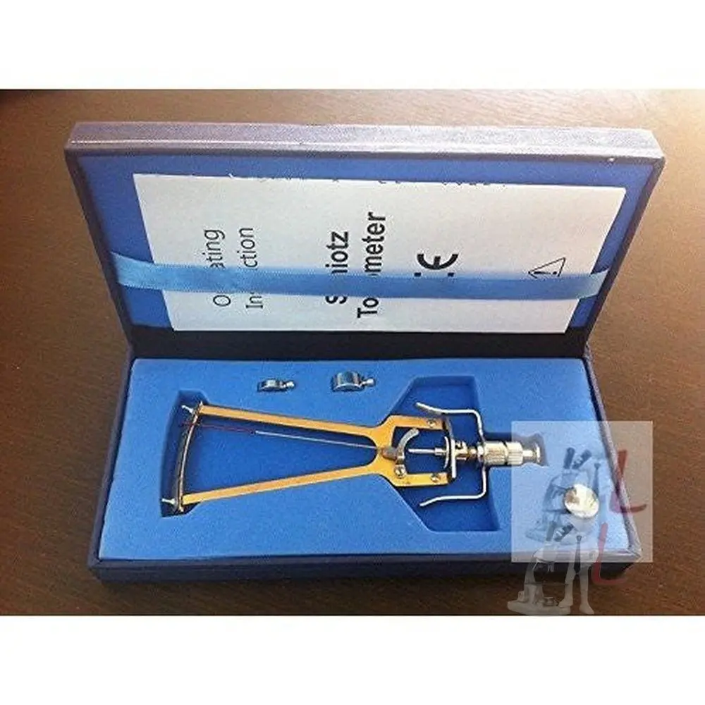 Tonometer Price, Original With 3 Weights & Plunger In Plastic Case 1