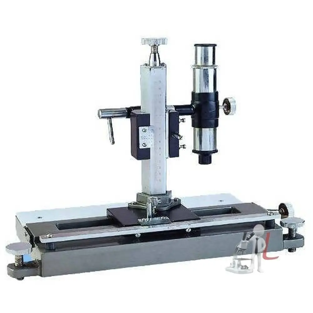 Travelling Microscope Price  For Physics Lab In Wooden Box With S.S Scales 1