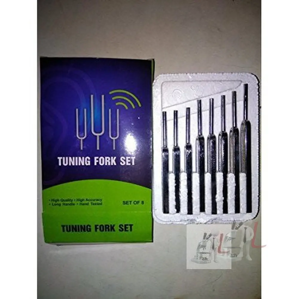 Tuning Fork Set Of 8 In Printed Box 1
