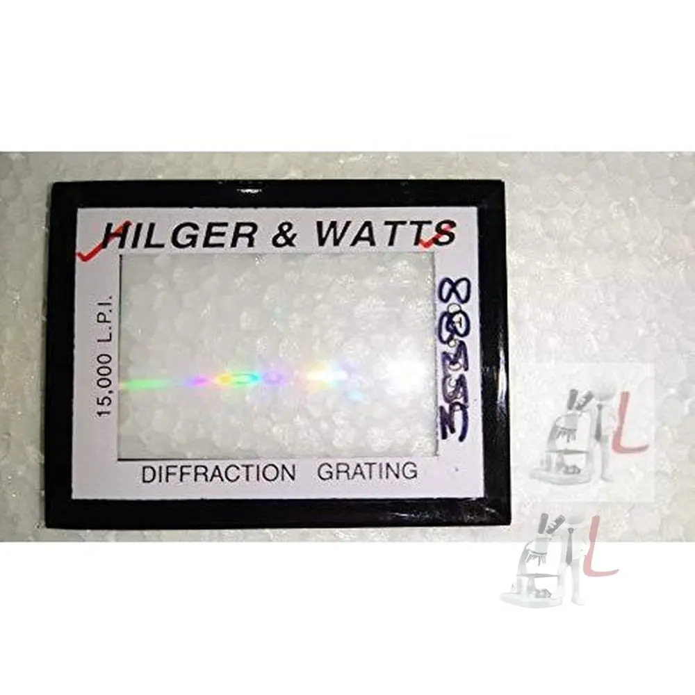 Wkm Student Grating Glass Or Diffraction Grating Glass 600 Lines I.E 15000 Lpi 1