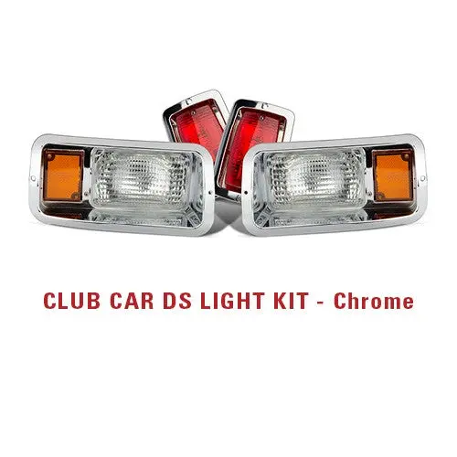 Now Available! Chrome Light Kit For Club Car Ds 1