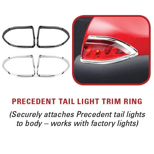 Precedent Chrome Taillight Trim Rings. 1