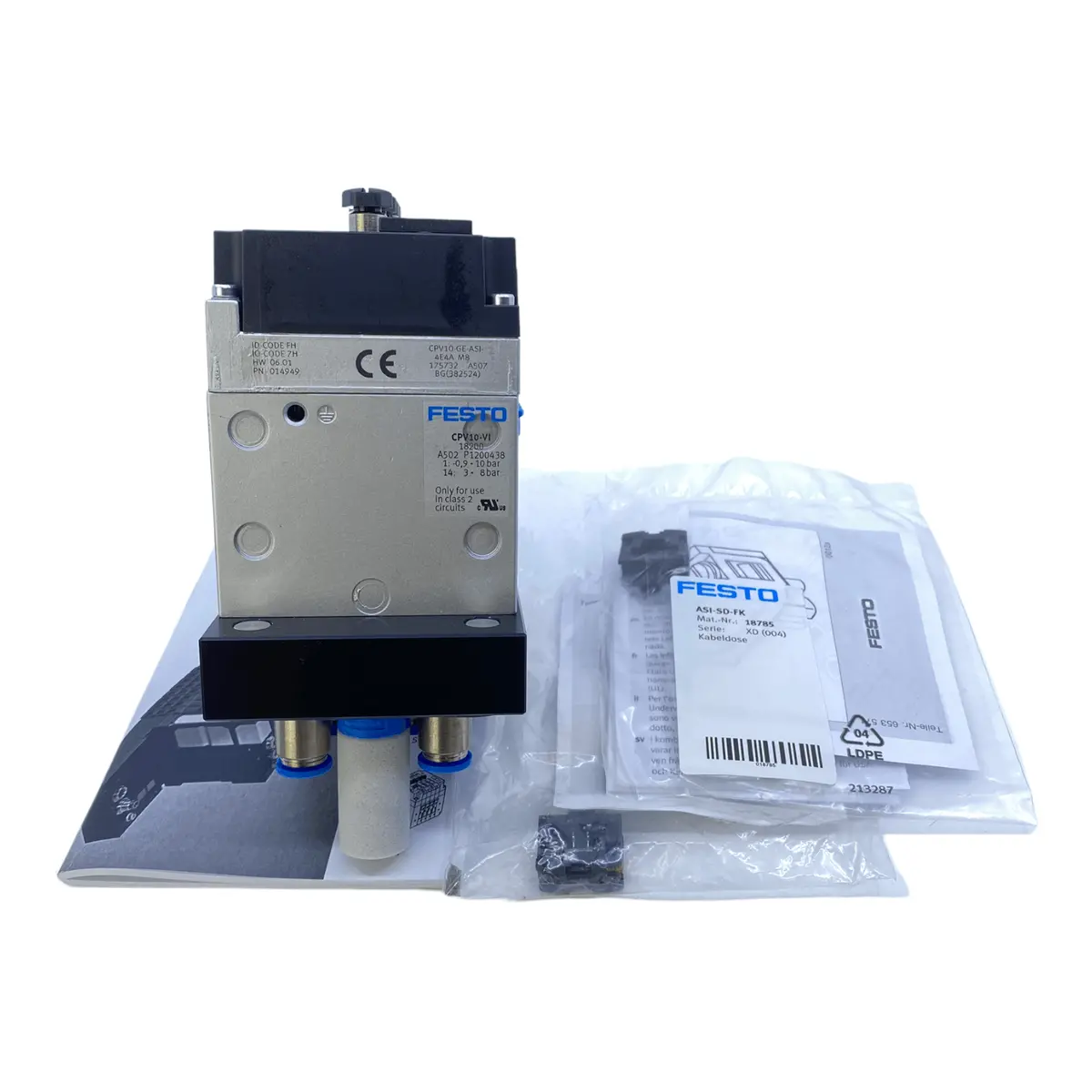 Festo Cpv10-Vi Ventilinsel 18200 -0,9 - 10 Bar / 3 - 8Bar 1