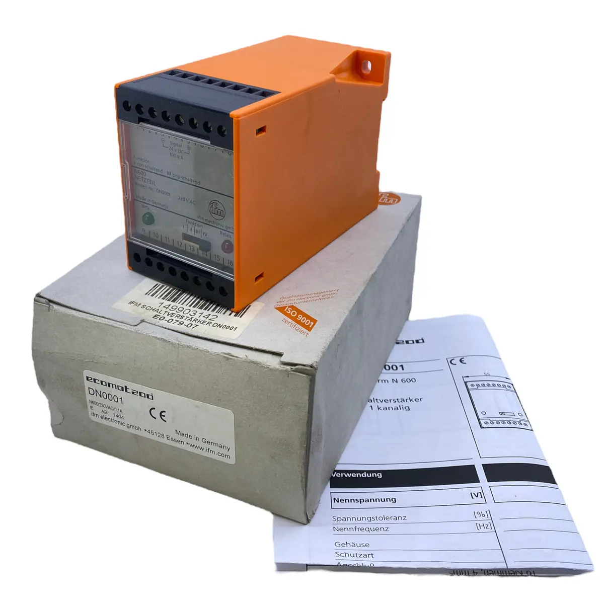 Ifm Dn0001 Netzteil 230V Ac - Für Industriellen Einsatz Netzteil Industrie 1