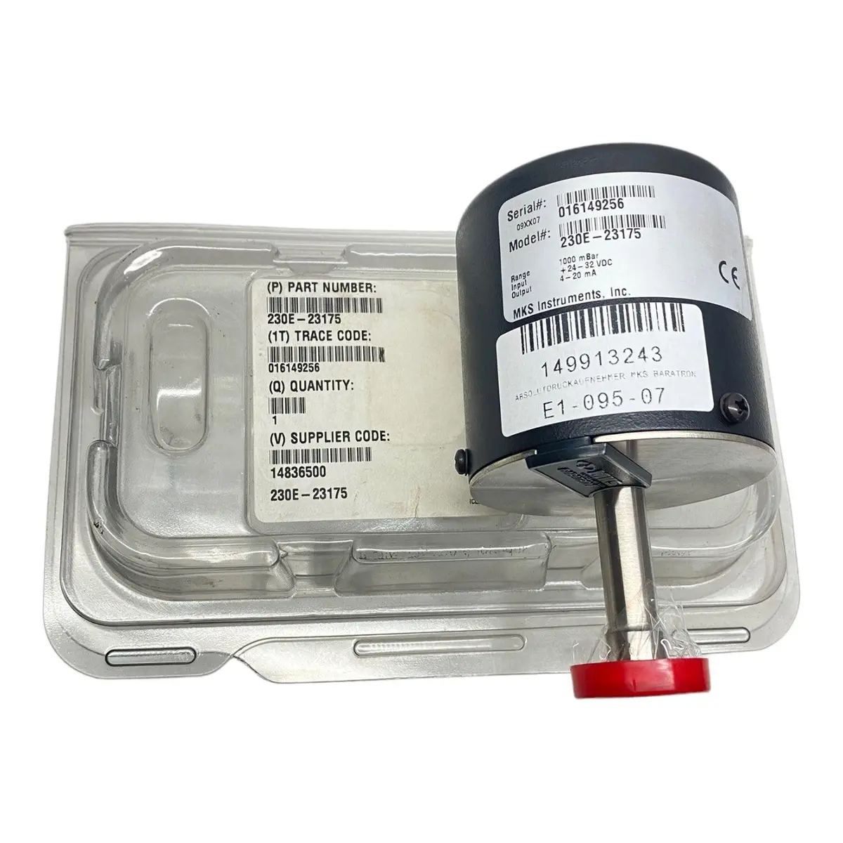 Mks 230E-23175 Absolutdruckaufnehmer 1000 Mbar 24-32V Dc 4-20 Ma 1