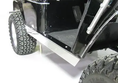Stainless Steel Rocker Panels - Ezgo Medalist & Txt 1994 & Up 1