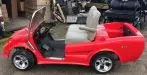 Custom Corvette Golf Cart Red 1