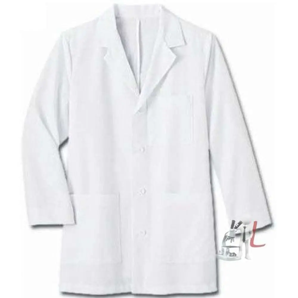 Cotton Lab Coat (L32) White 1