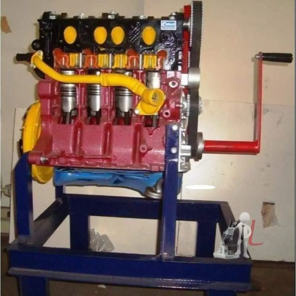 Cut Sectional Model Of Actual Multi Cylinder Four Stroke Diesel Engine Apparatus 1