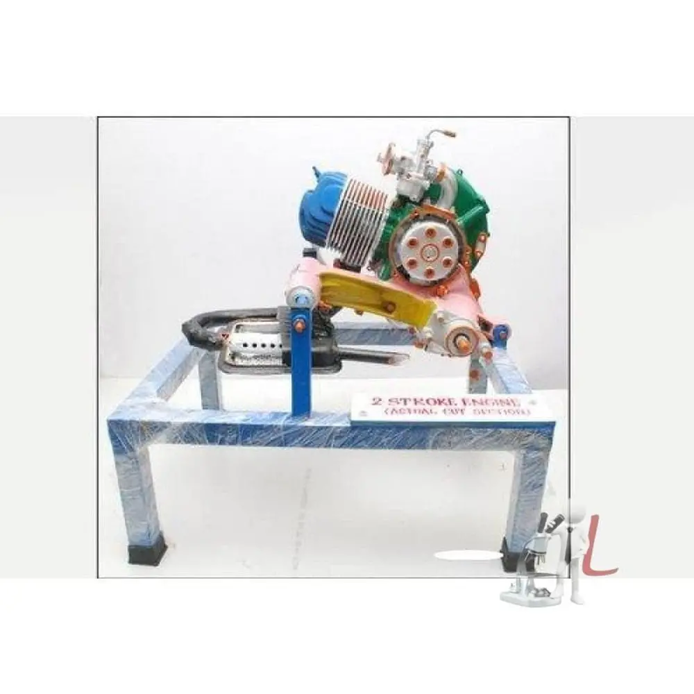 Cut Sectional Model Of Actual Single Cylinder Four Stroke Petrol Engine 1