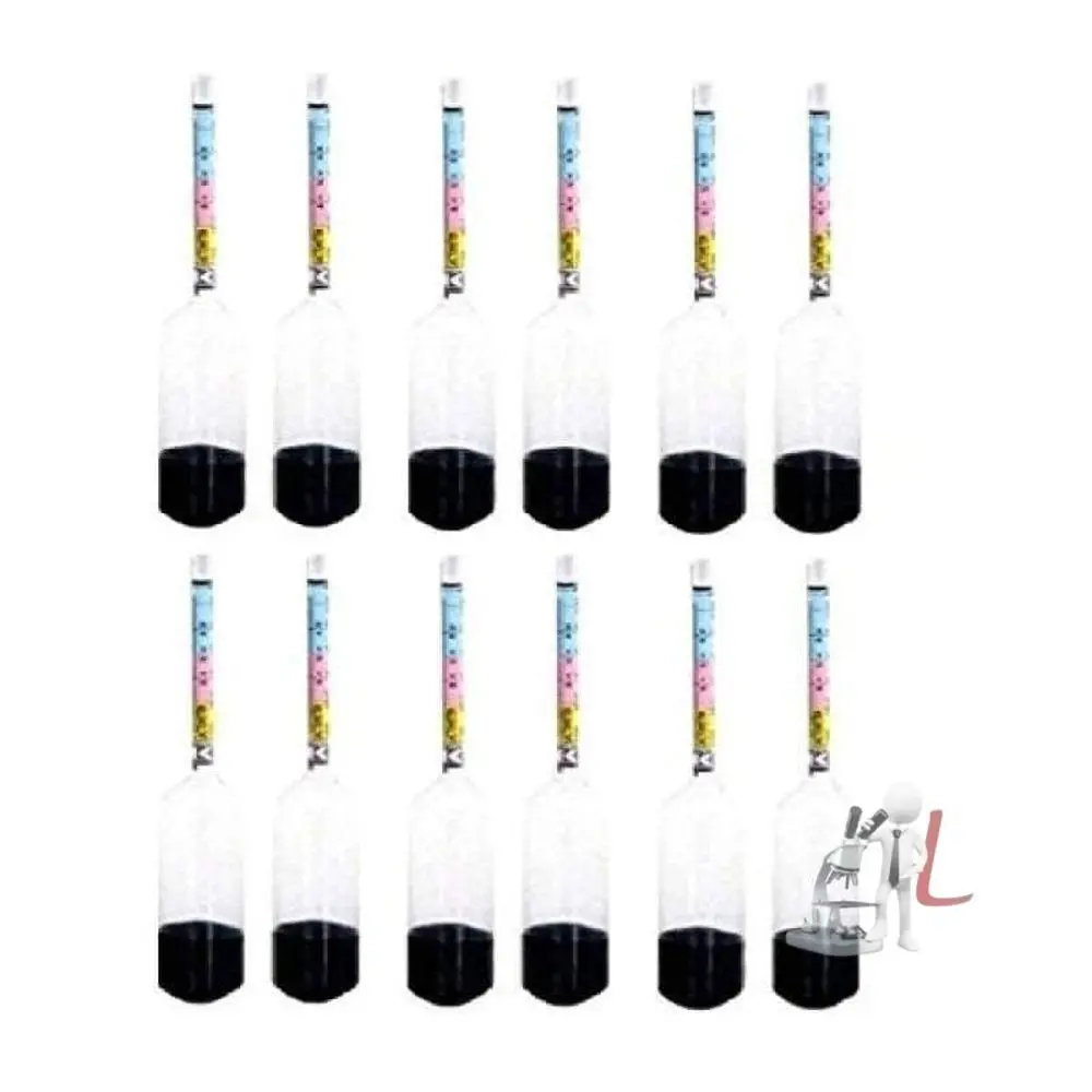 Double Testes Glass Lactometer - Set Of 10 1