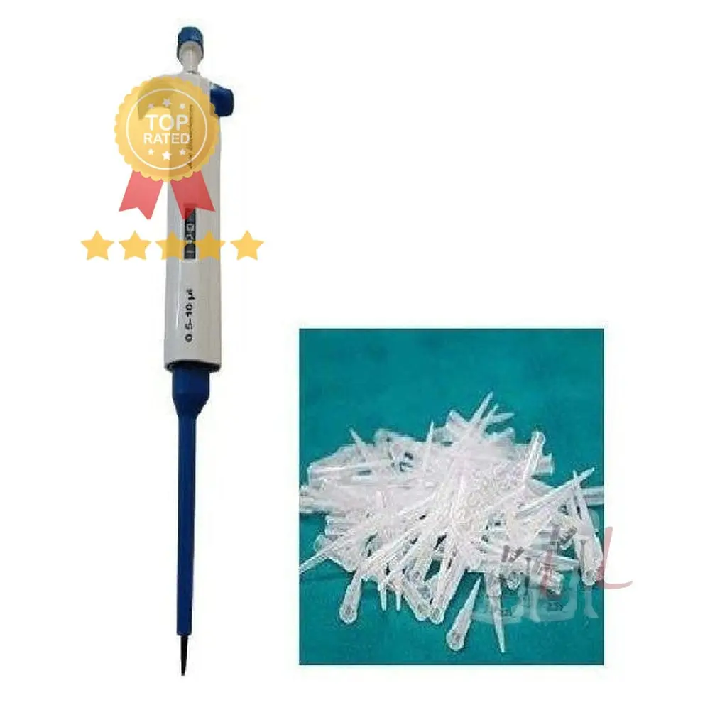 Micro Pipette 100-1000Ul And Tips ( Pack Of 50 ) 1