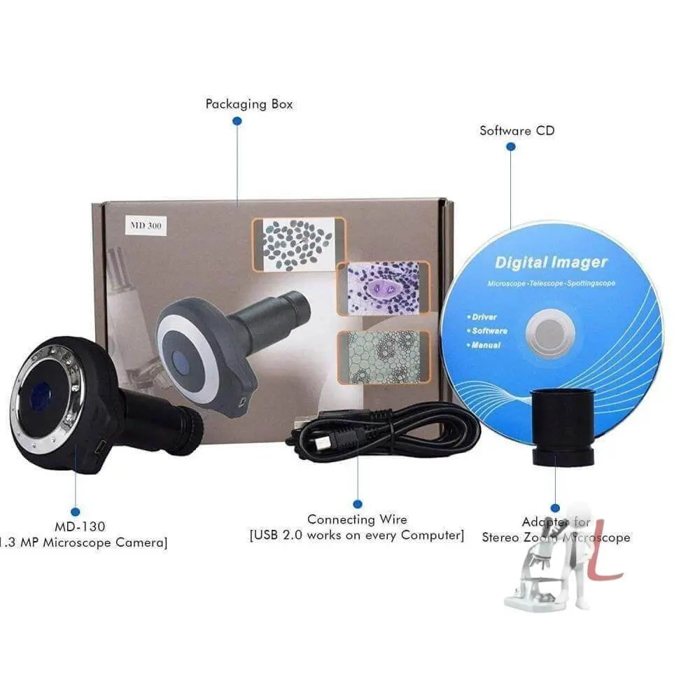 Microscope Camera 1.3 Mp With Software 1