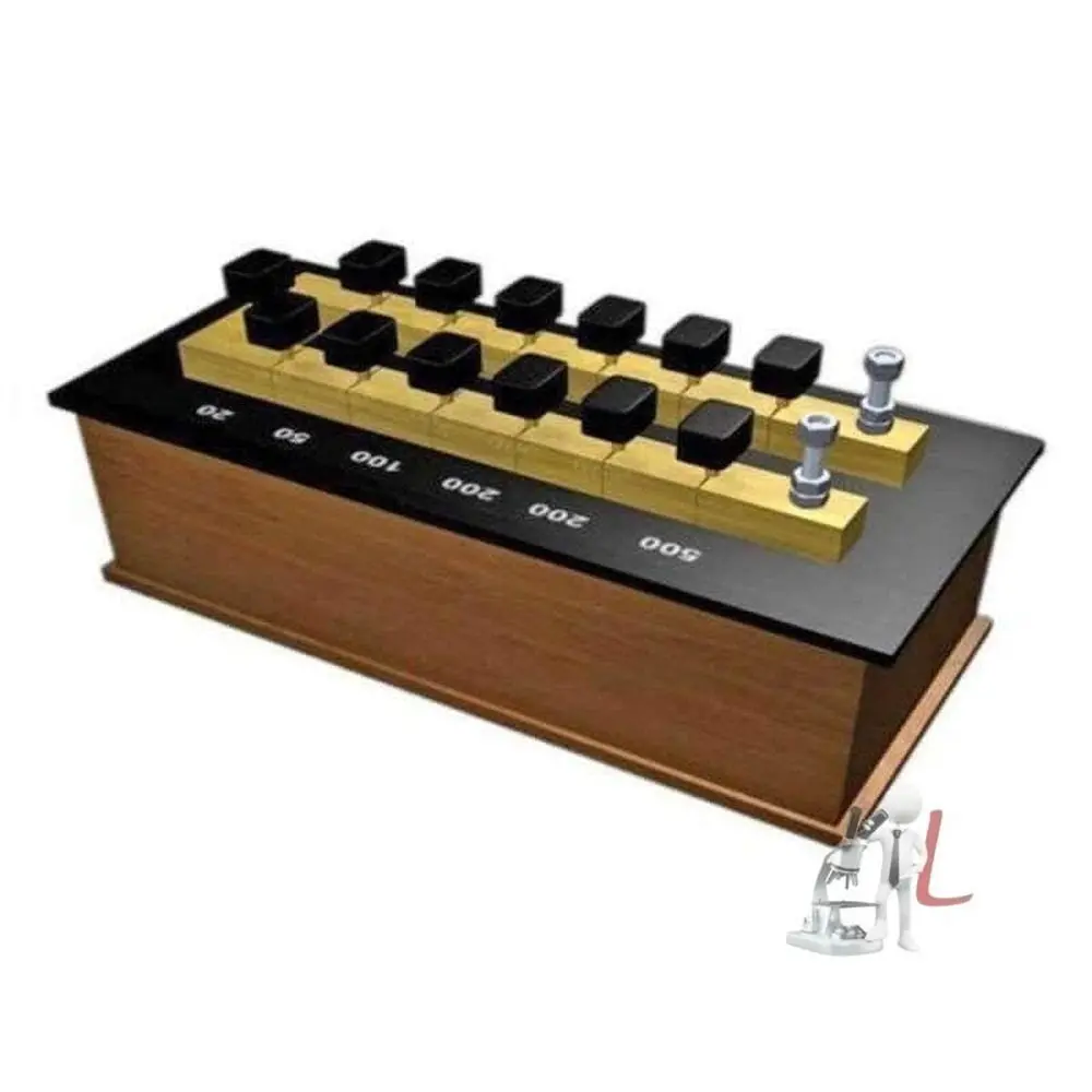 Plug Type Resistance Box (1 To 1000 Ohms) 1