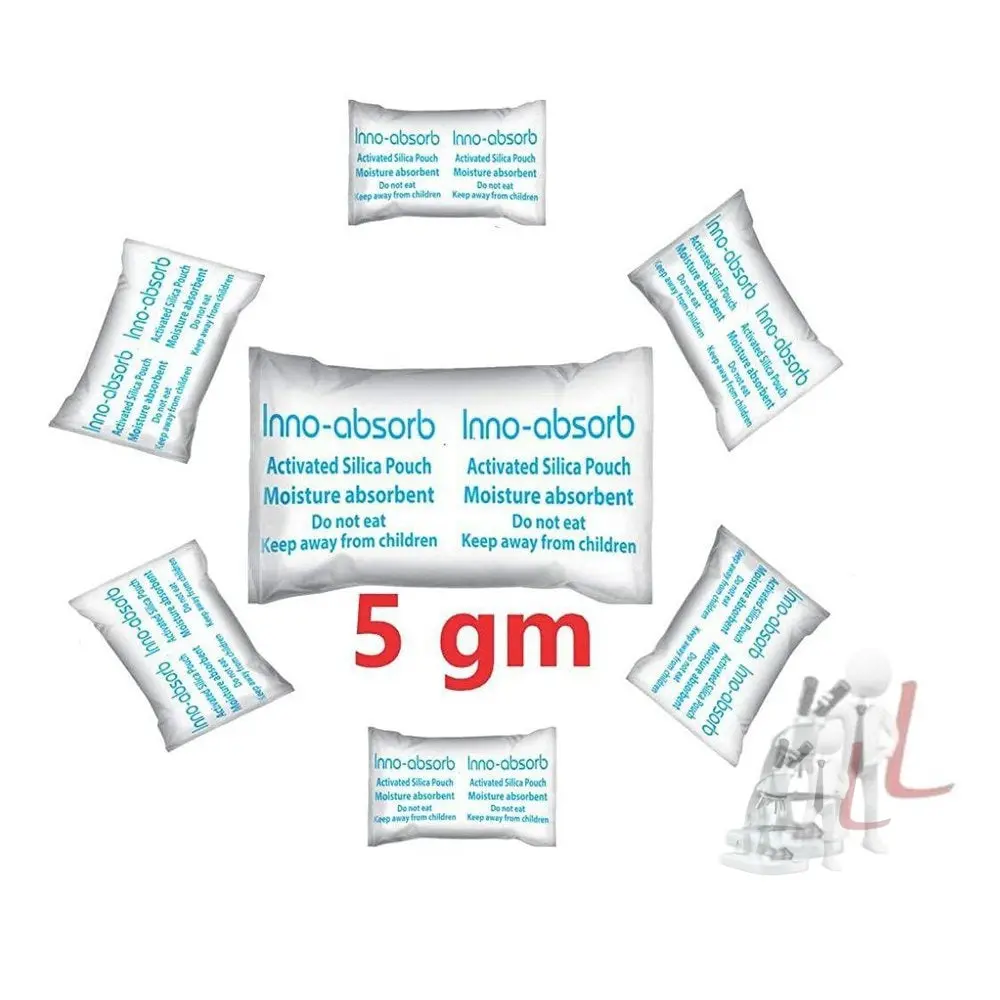 Silica Gel Packets (5Gm, Pack Of 80, White) 1
