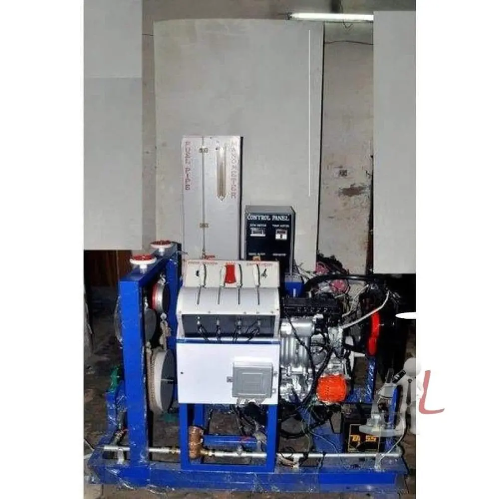 Three Cylinder Four Stroke Petrol Engine Test Rig With Rope Brake Dynamometer 1