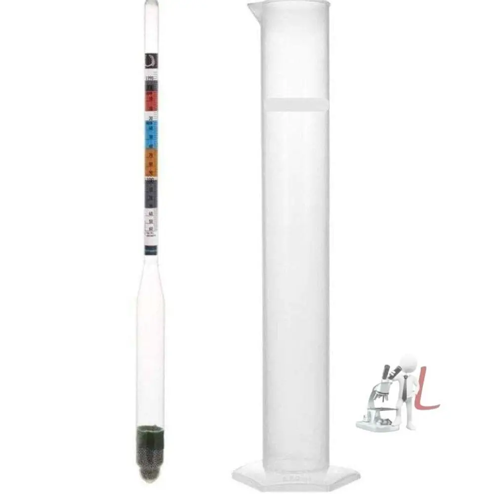Triple Scale Hydrometer, Home Brew, Free Gift Jar 1
