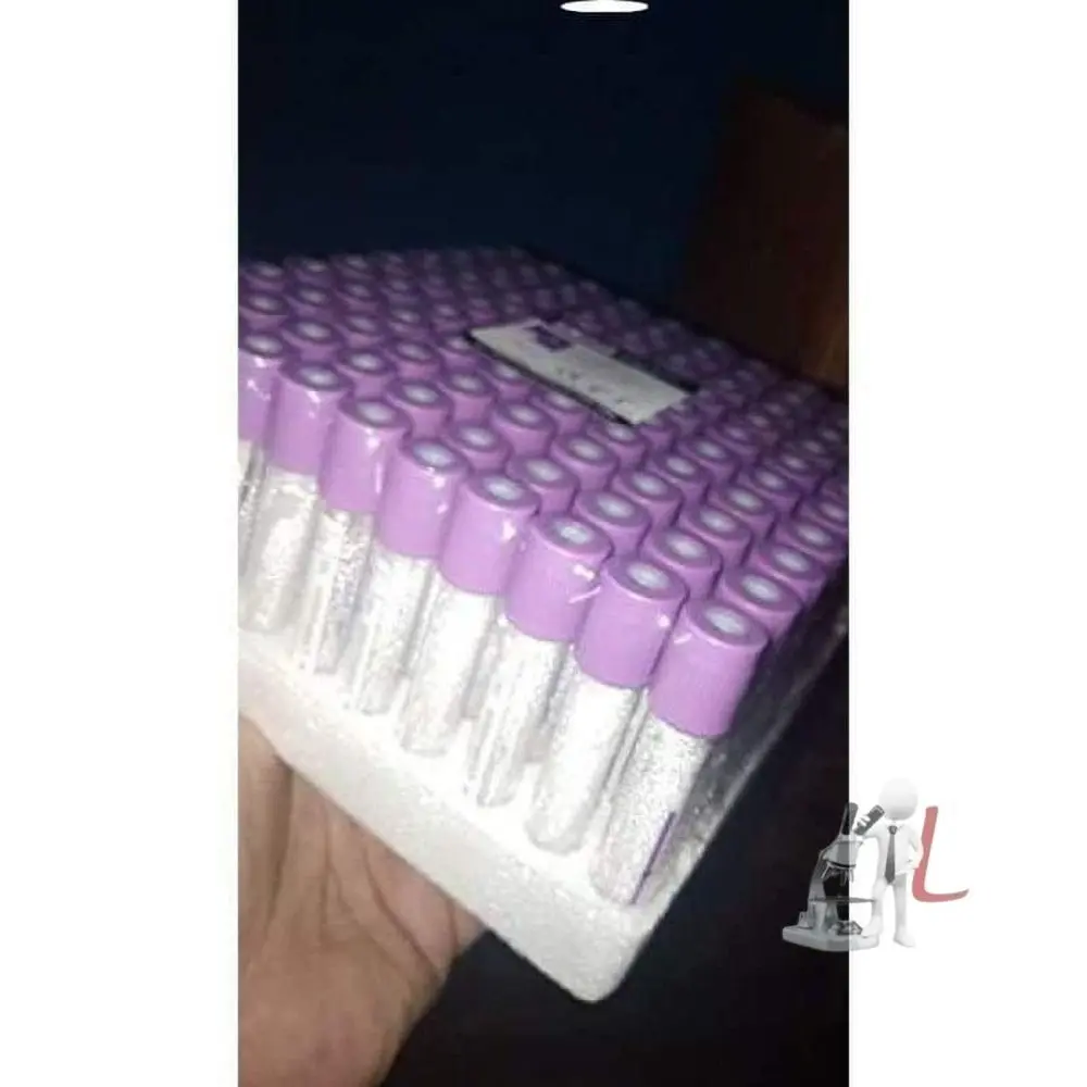 Tube Edta K3 Non-Vaccum Tubes (100) Original 1