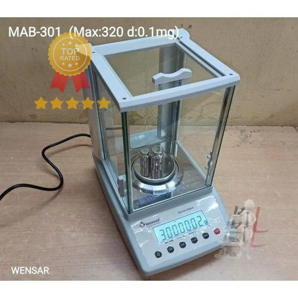 Wensar Mab201 Analytical Balance 0.1Mg 1