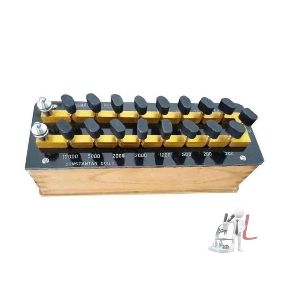 Labpro Resistance Box Plug Type Range 1-10000 Ohms Export Quality 1